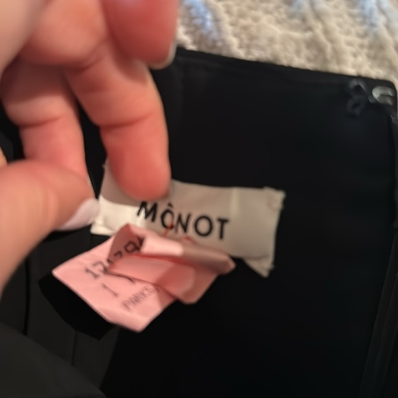 Monot black strapless interior corset dress size 4 - Picture 5 of 8